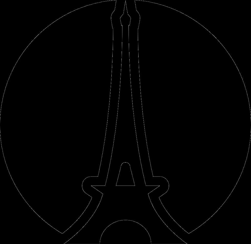 Eiffel Tower In A Circle - Eiffel Tower Circle, HD Png Download PNG with transparent background
