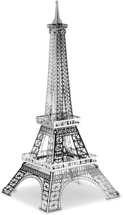 Eiffel Tower Model Isolated