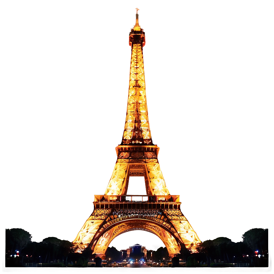 Eiffel Tower Night View Png Grt44