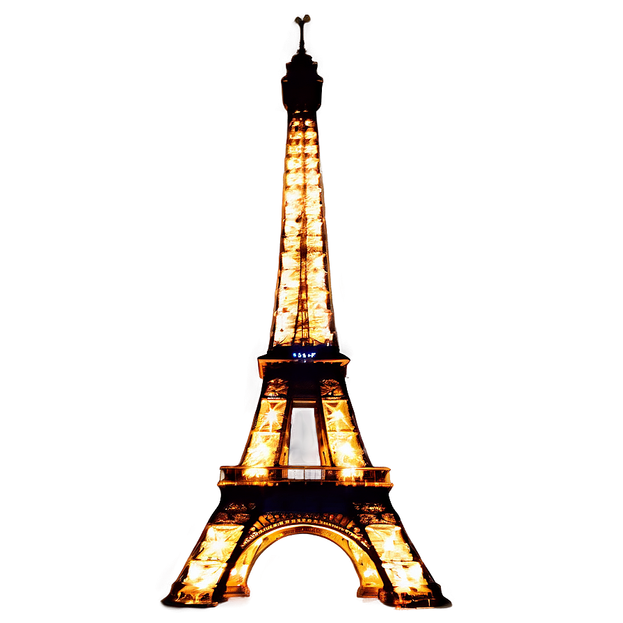 Eiffel Tower Night View PNG laa33 PNG with transparent background