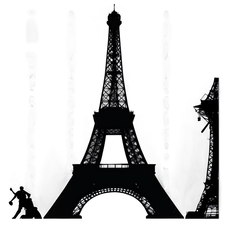 Eiffel Tower Silhouette PNG dpq92 PNG with transparent background