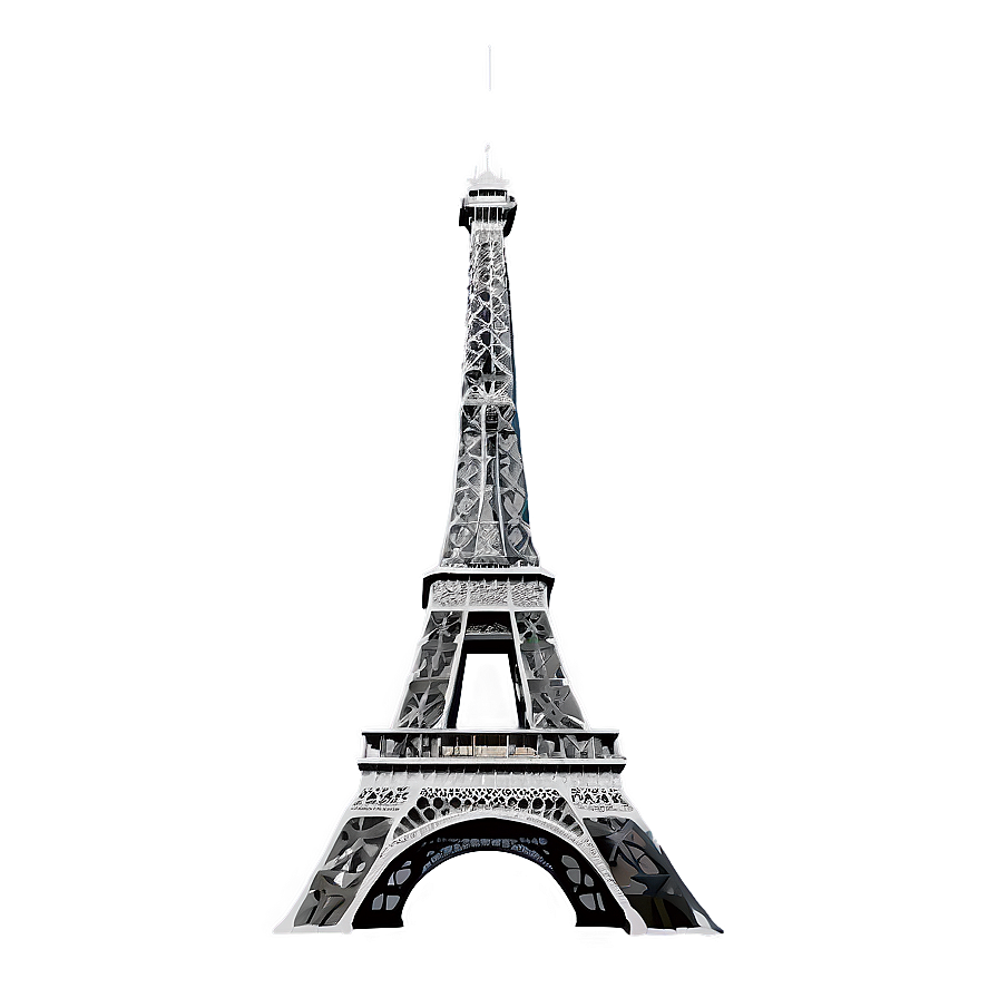 Eiffel Tower With Birds Png Hsh