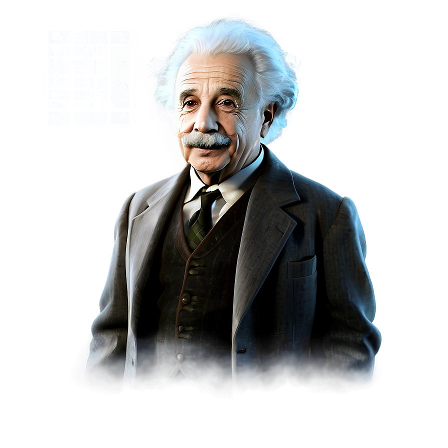 Einstein And Atomic Model Png Pyj