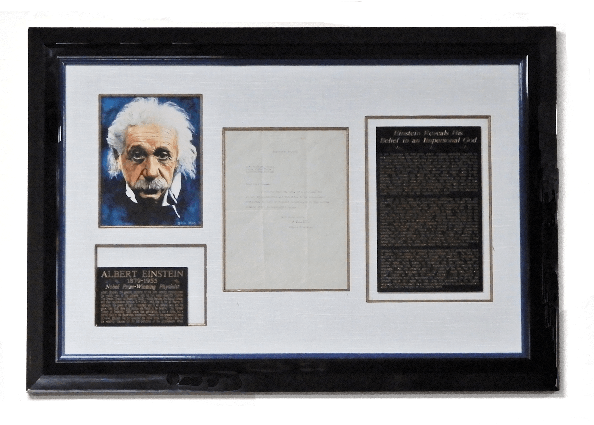 Einstein Framed Memorabilia