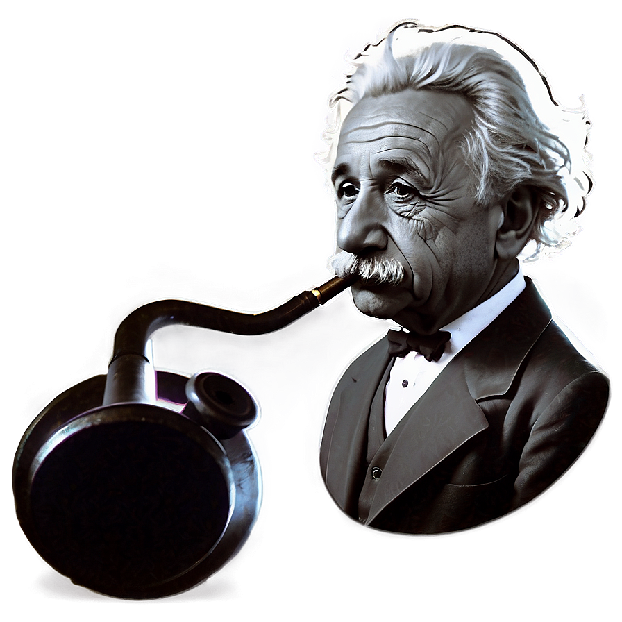 Einstein With Pipe Png Thi