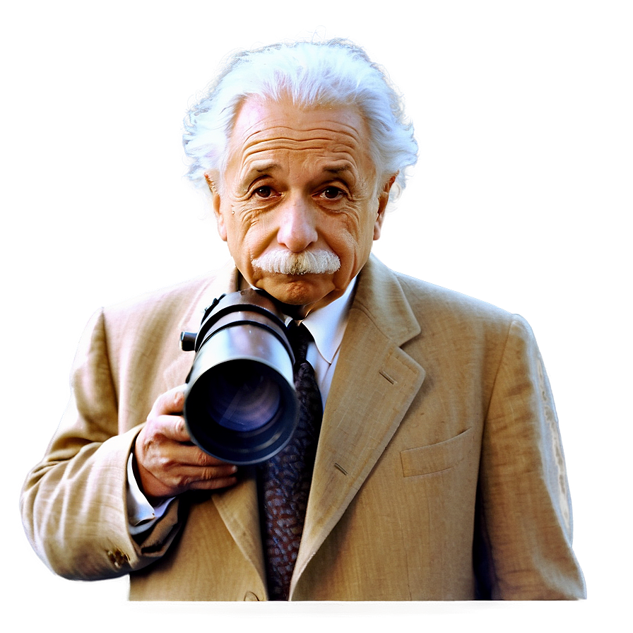 Einstein With Telescope Png Dki