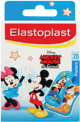 Elastoplast Disney's Mickey Mouse And Friends Plasters, - Hansaplast Mickey, HD Png Download PNG with transparent background