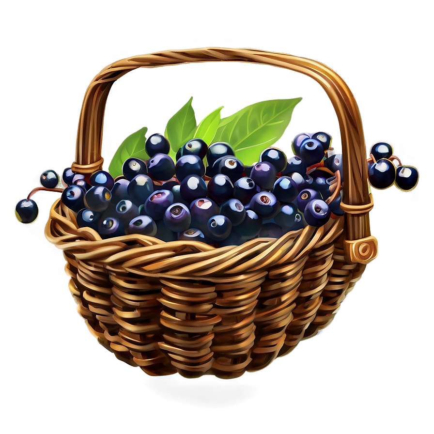 Elderberry Basket Png 96