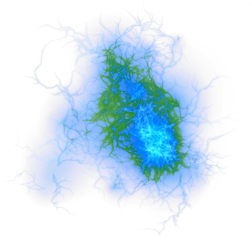 Electric Blue Energy Plasma