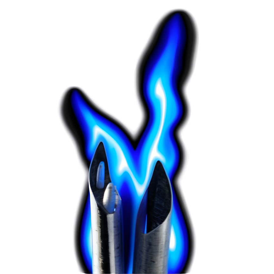 Electric Blue Flame Png 06202024