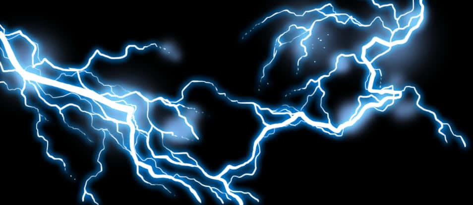 Electric_ Blue_ Lightning_ Bolts_ Background PNG with transparent background