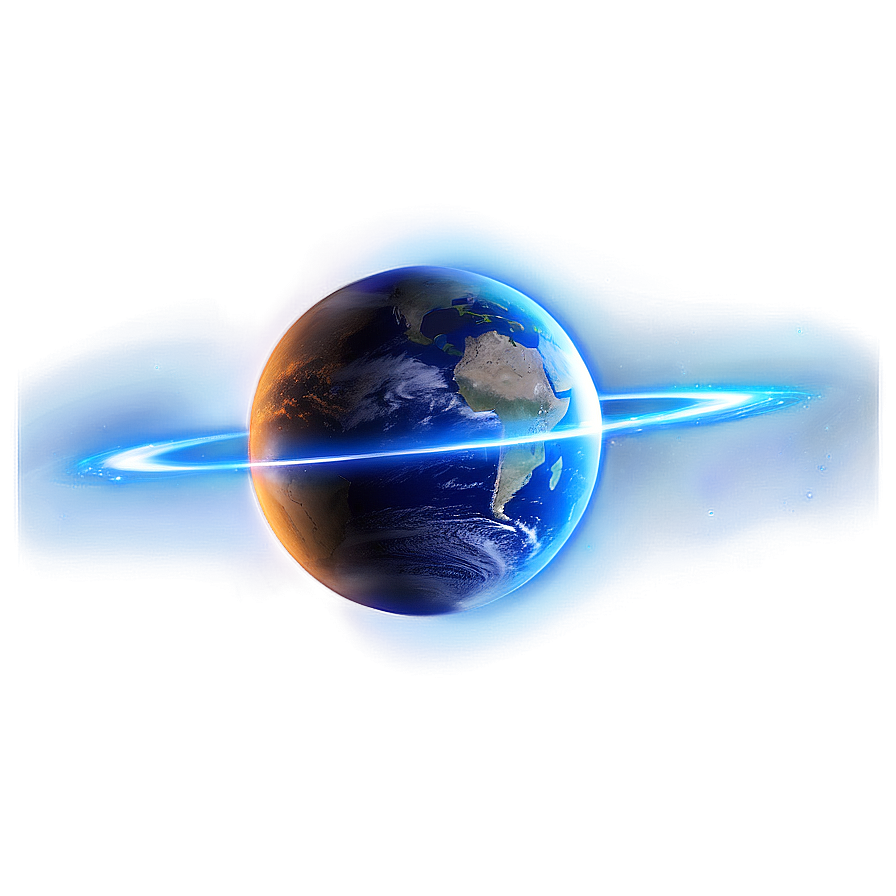 Electric Blue Planet Aura Png 06292024