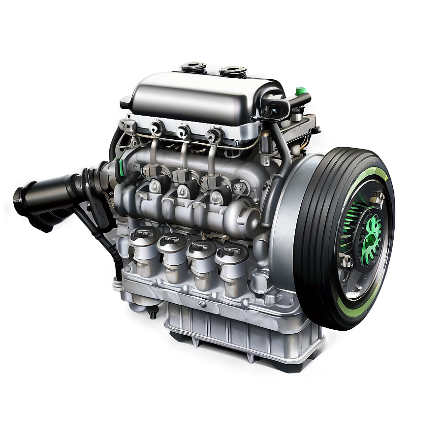 Electric Car Engine Illustration PNG 06132024 PNG image with a transparent background, free high-resolution download