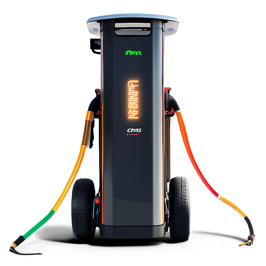 Electric Car on Road PNG iiu15 PNG with transparent background