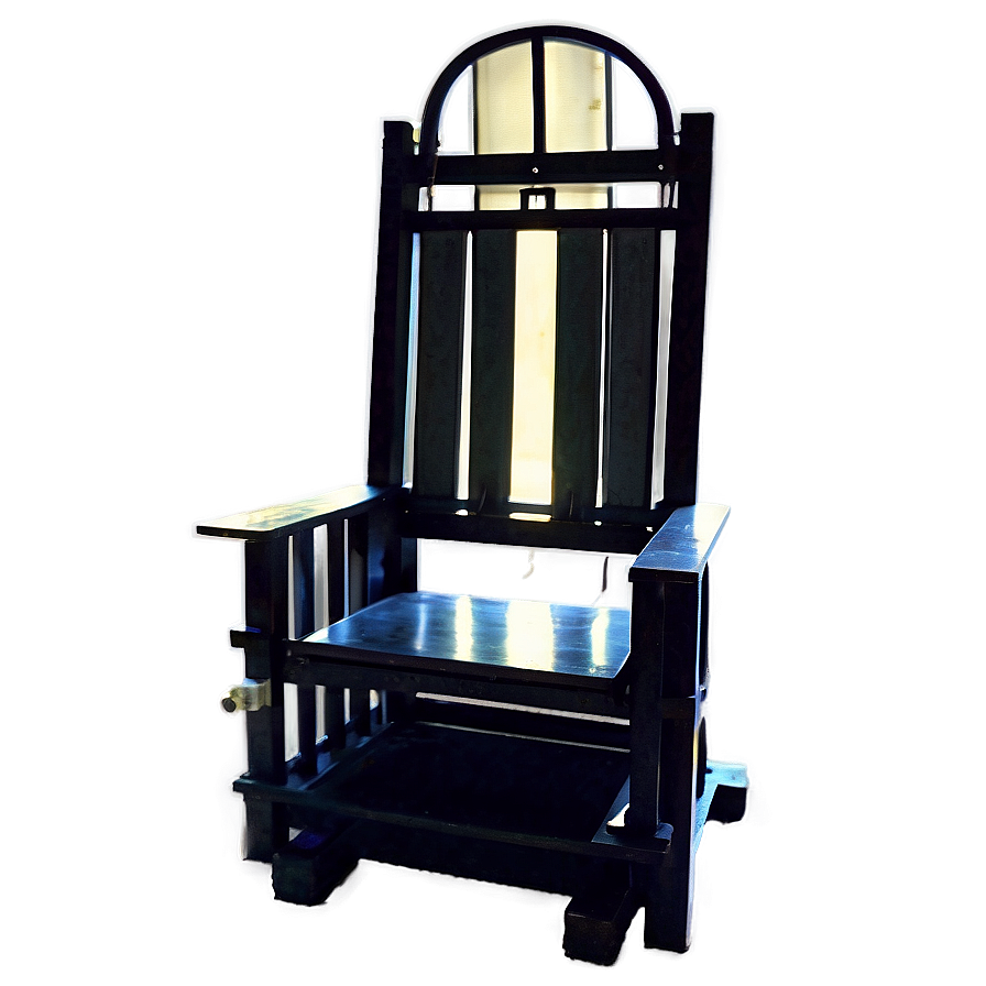 Electric Chair In Dark Room Png Mbm7