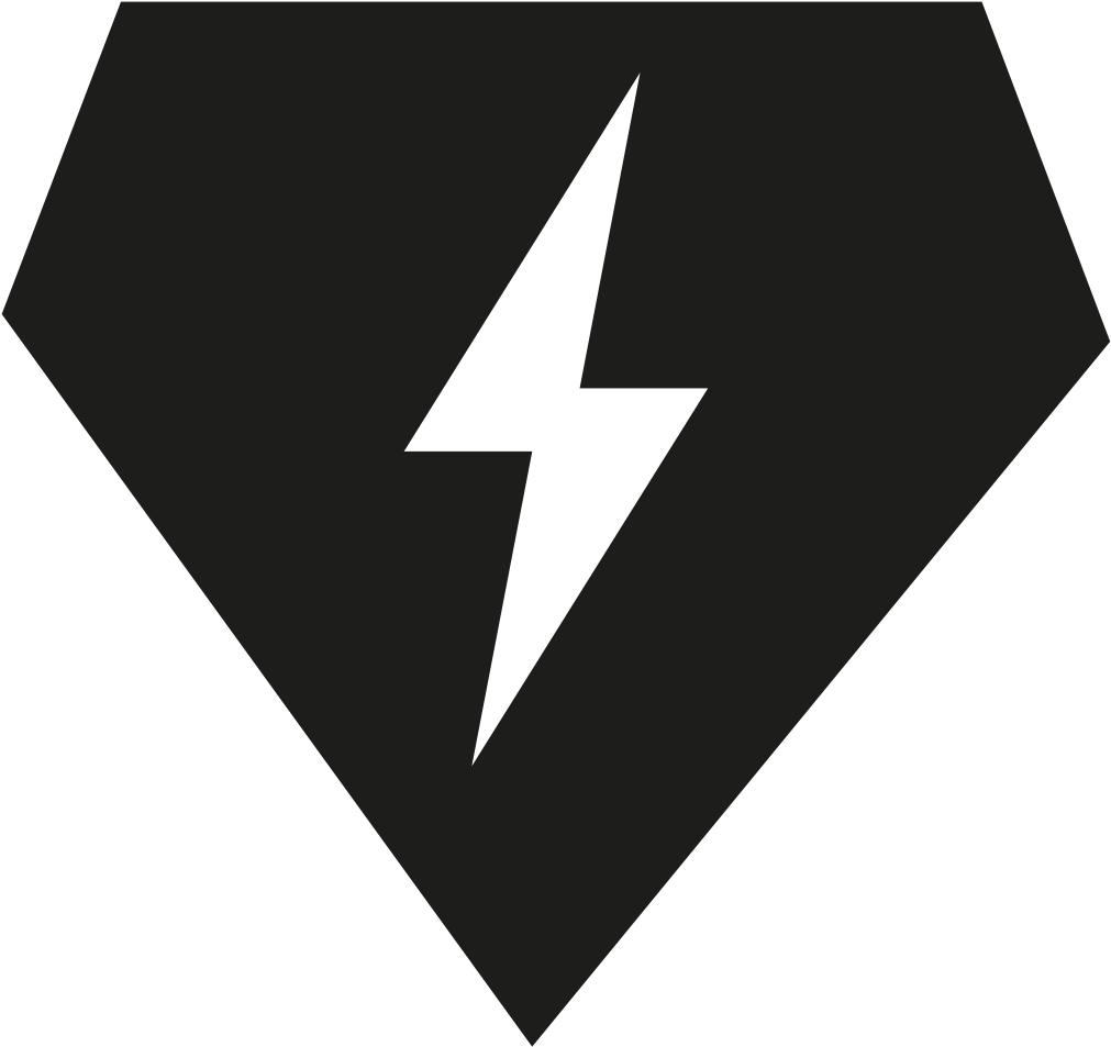 Electric Charge Symbol Graphic PNG with transparent background