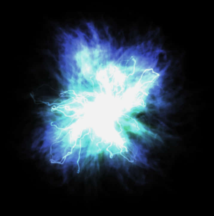 Electric_ Energy_ Explosion PNG with transparent background