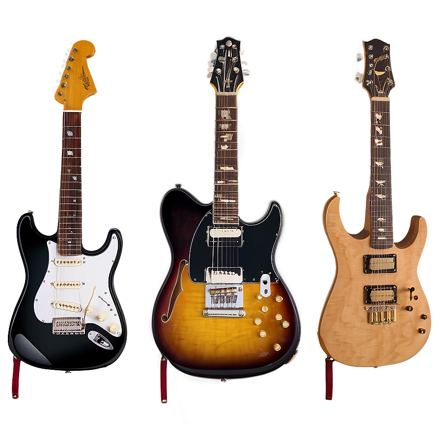 Electric Guitar And Pedals Png 05252024