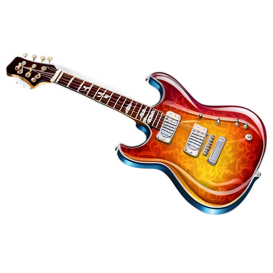 Electric Guitar Illustration Png Ssb