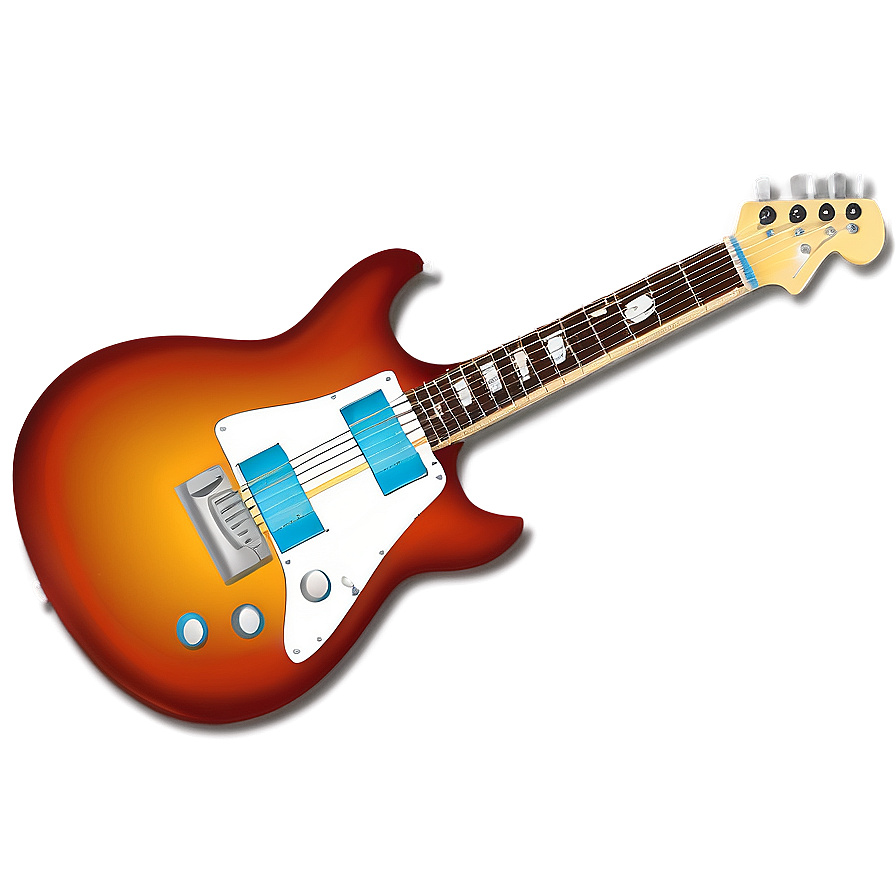 Electric Guitar Outline Png 06112024