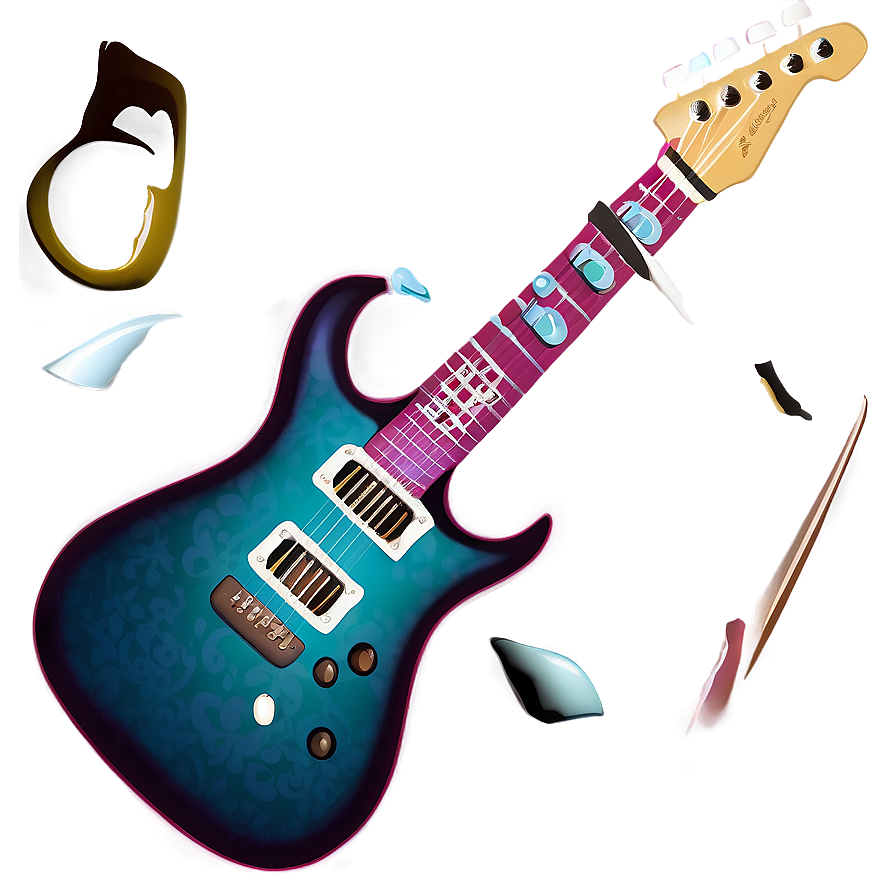 Electric Guitar PNG fsb53 PNG with transparent background