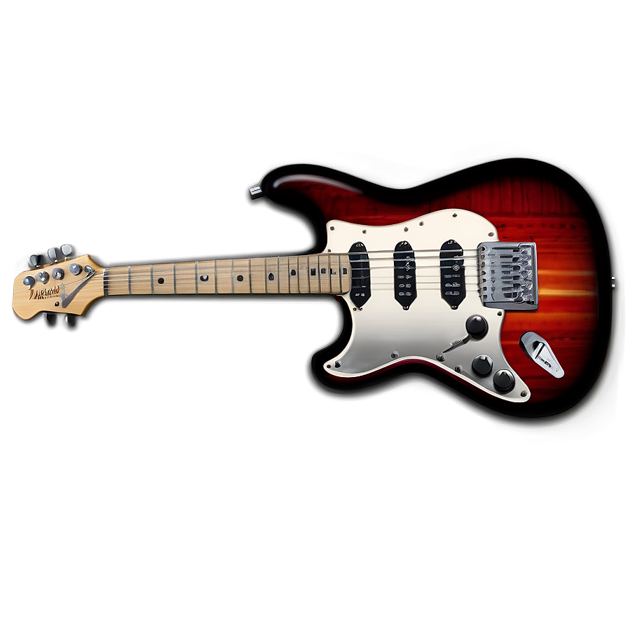 Electric Guitar Sticker Png Npl73