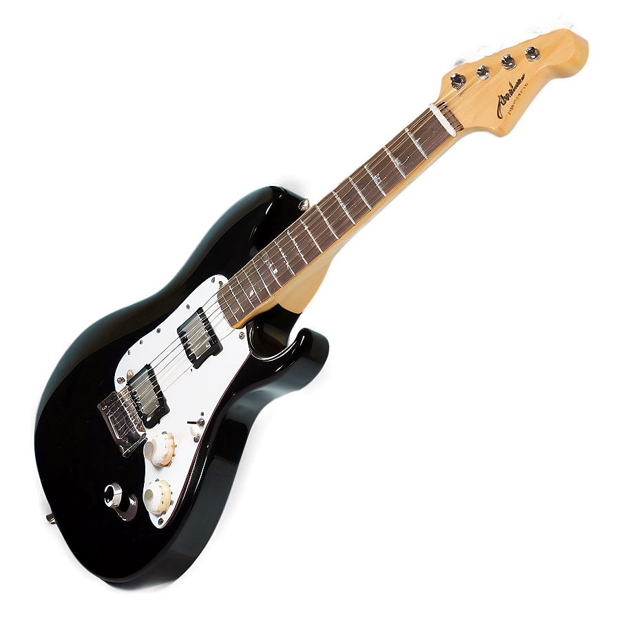 Electric Guitar With Headphones Png 91