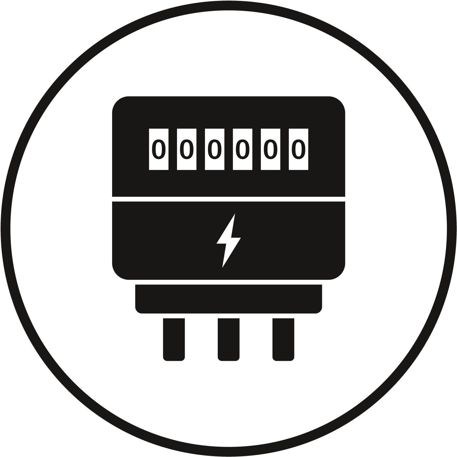Meter Maintenance And Installation Services - Electrical Energy Meter Symbol, HD Png Download PNG with transparent background
