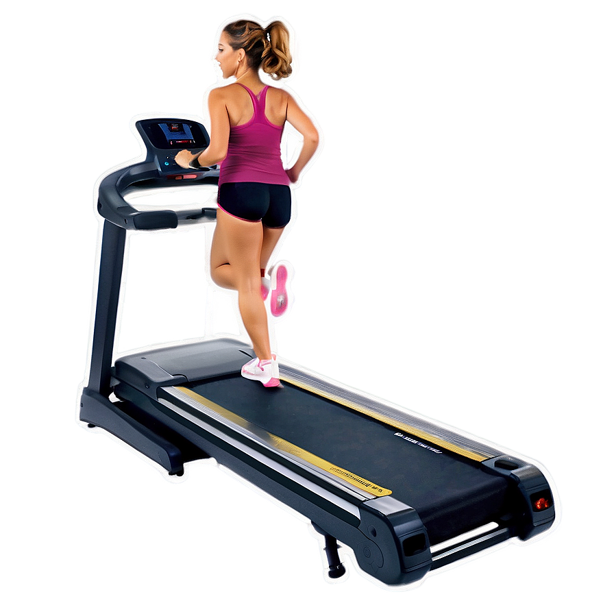 Electric Motorized Treadmill Png Clf87