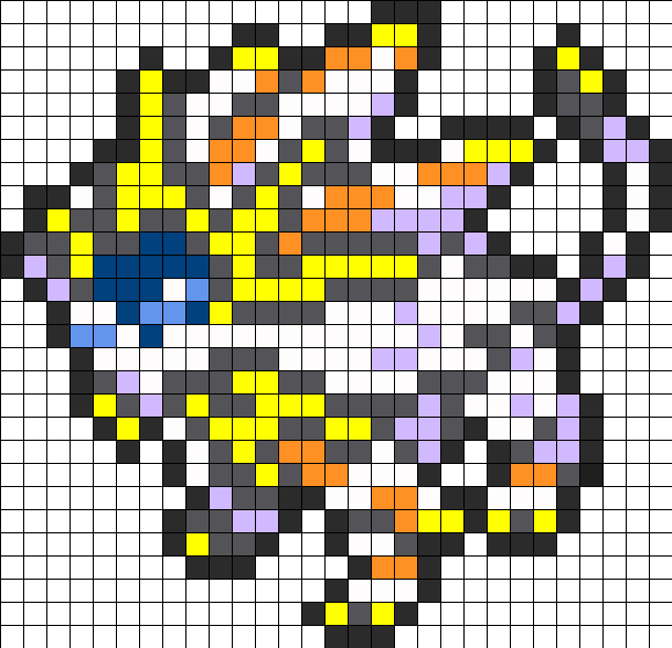 Electric Mouse Pokemon Pixel Art