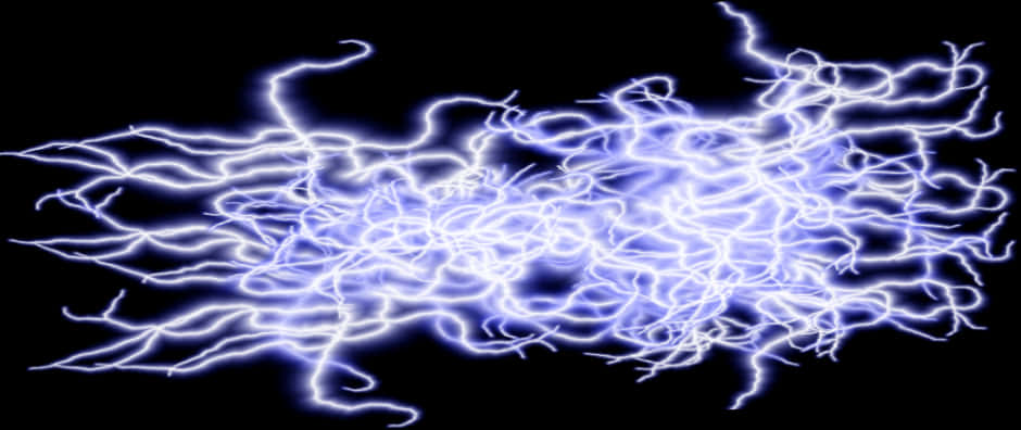 Electric_ Plasma_ Branches_ Background PNG with transparent background