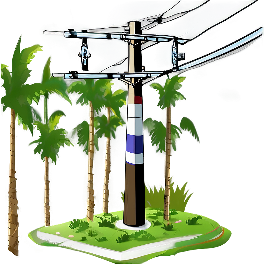 Electric Pole PNG qkk80 PNG with transparent background