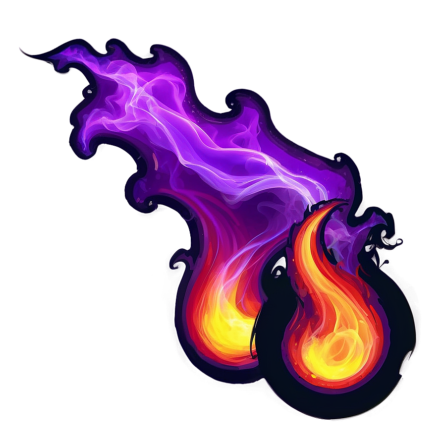 Electric Purple Fire PNG 63 PNG with transparent background