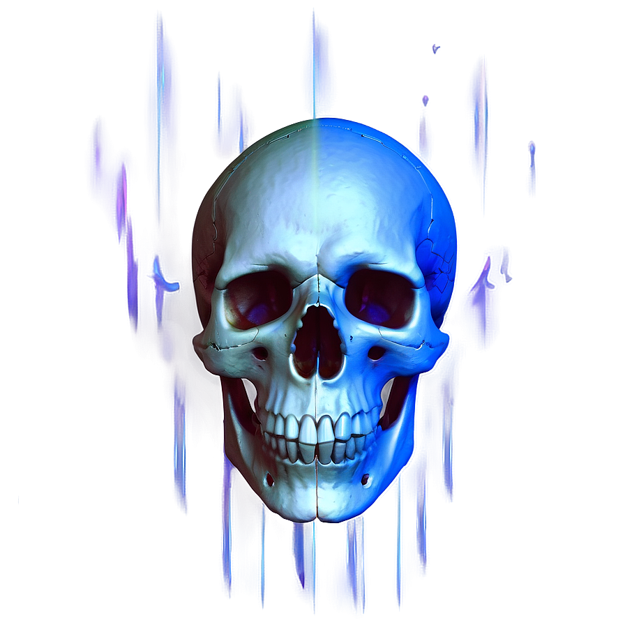 Electric Skull Visualization Png A