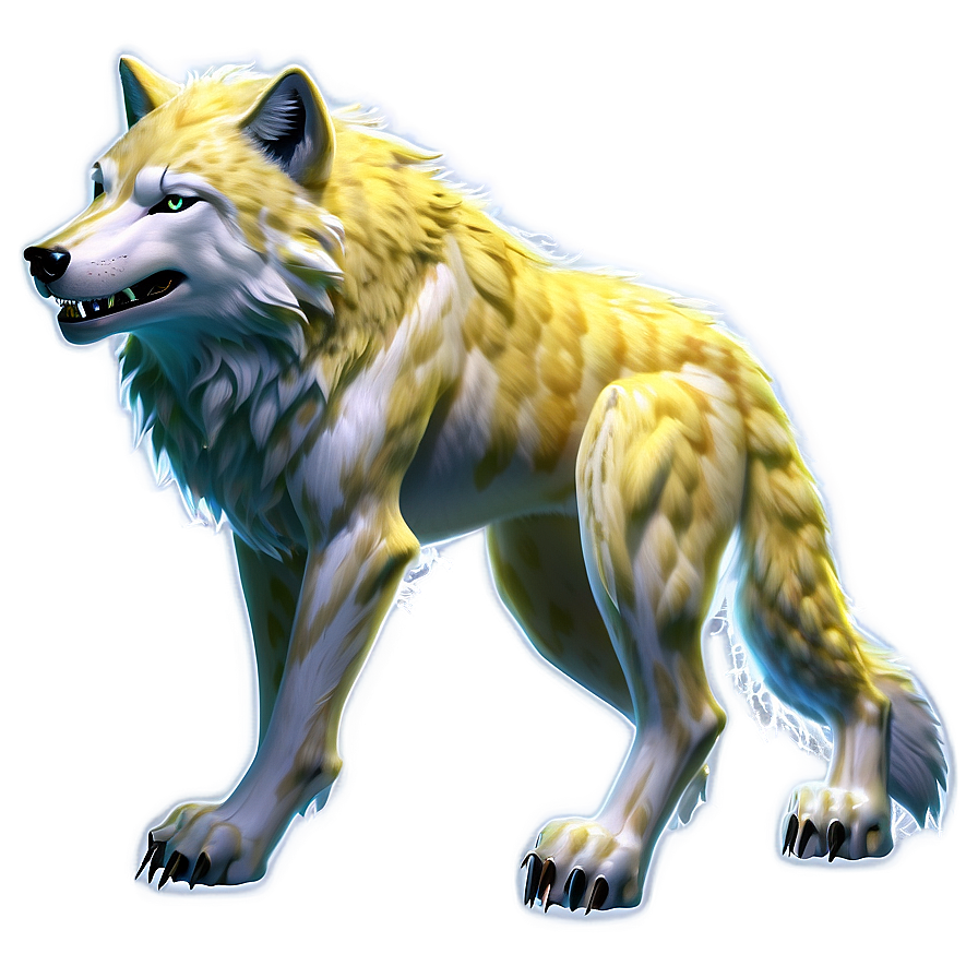 Electric Spark Wolf Png 98