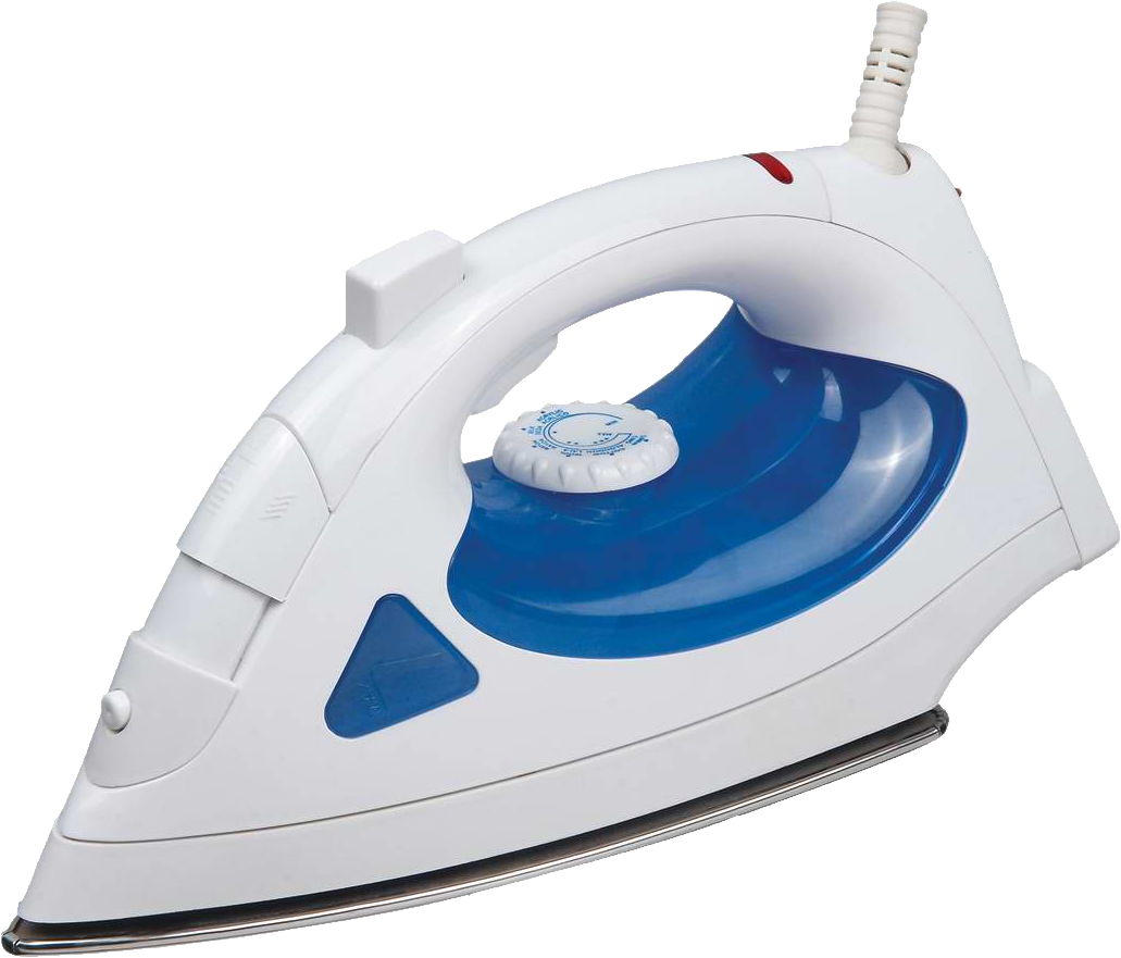 Electric Steam Iron White Blue