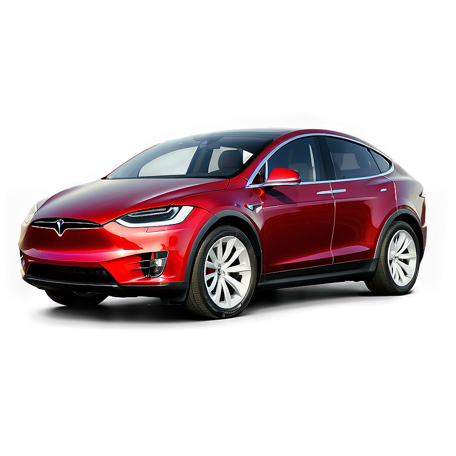 Electric Tesla Model X Vehicle Png Lem34