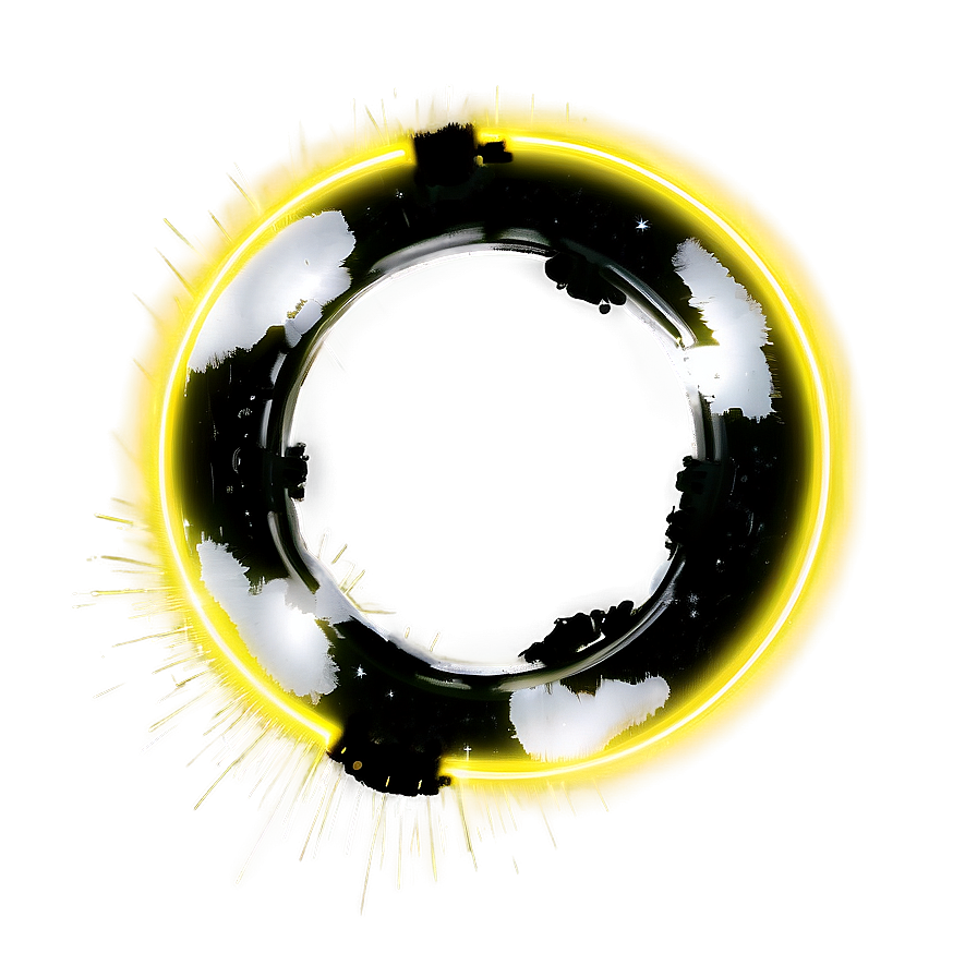 Electric Yellow Circle Decoration Png Ddl