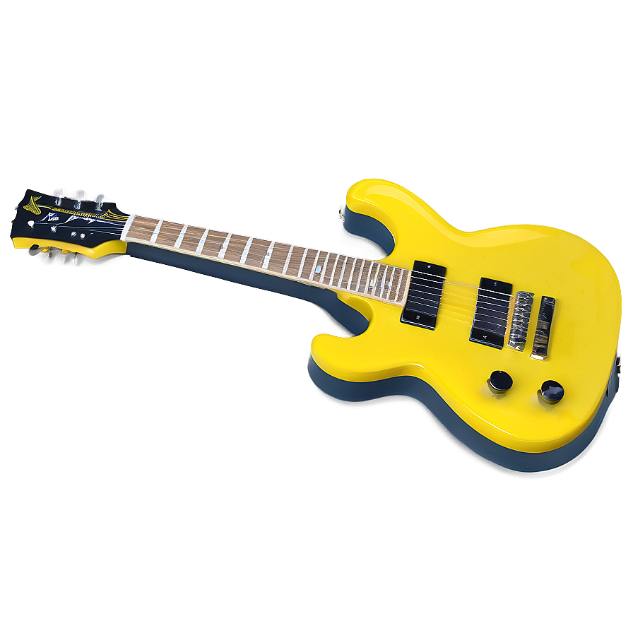 Electric Yellow Guitar Png 42