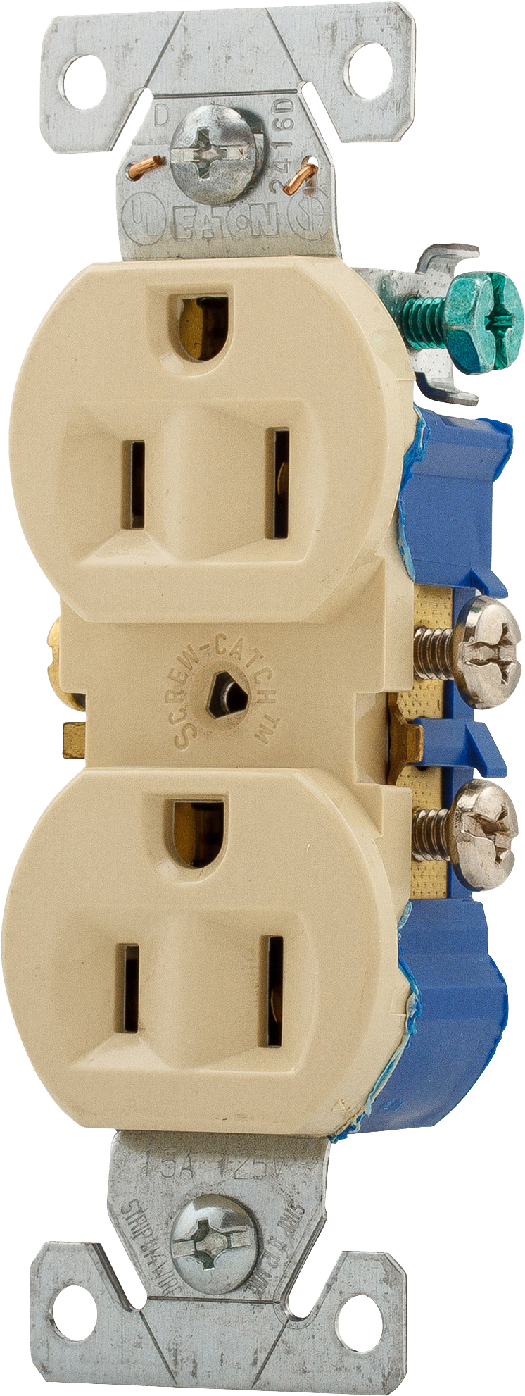 Electrical Duplex Outlet Beige