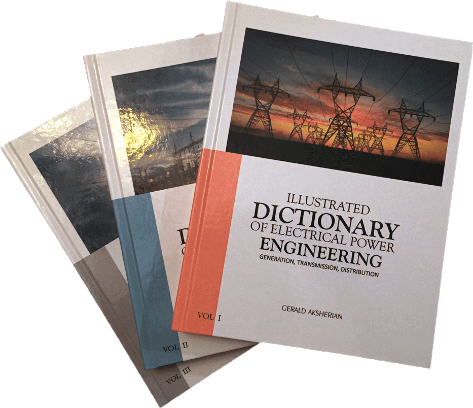 Electrical Engineering Dictionary Set PNG with transparent background