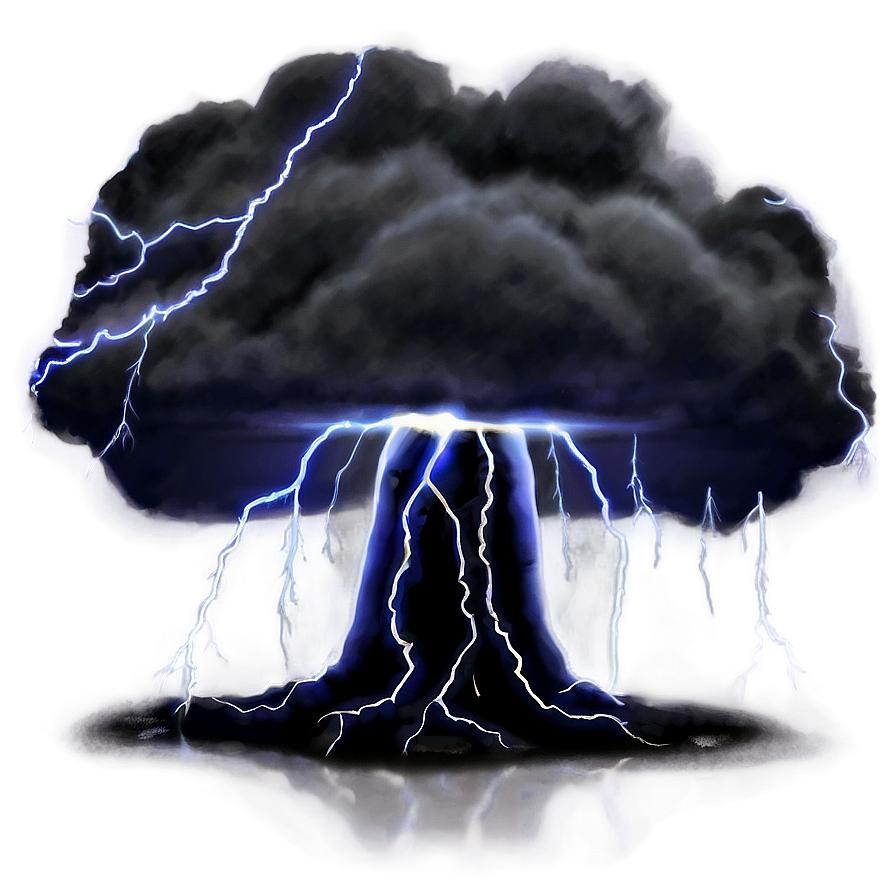 Electrifying Lightning Scene Png 32