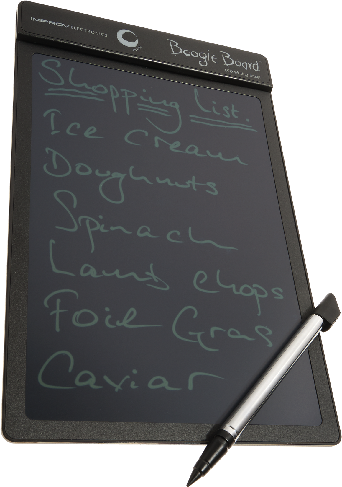 Electronic Boogie Boardwith Shopping List