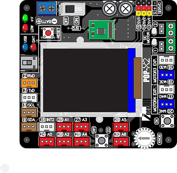 Electronic Circuit Simulator Interface PNG with transparent background