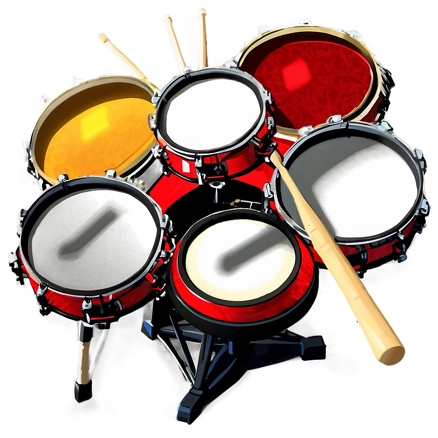 Electronic Drum Set Png 06212024