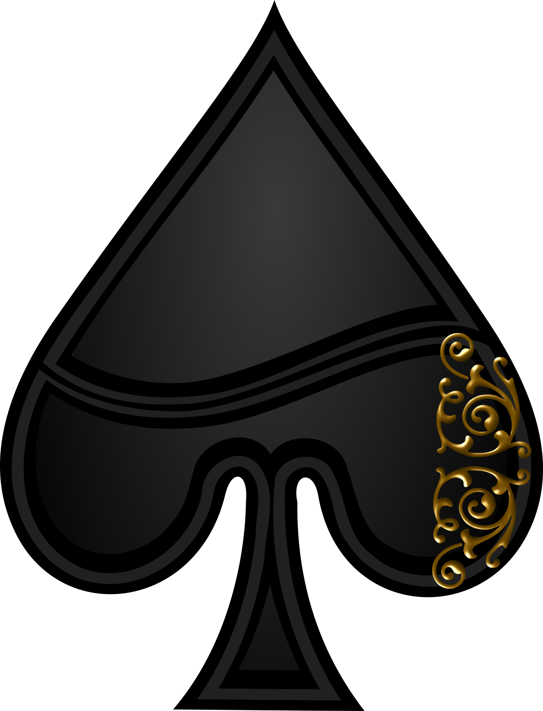 Elegant Aceof Spades Design