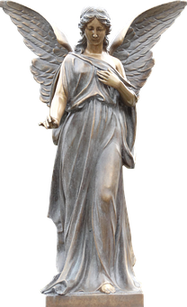 Elegant Angel Statue Sculpture