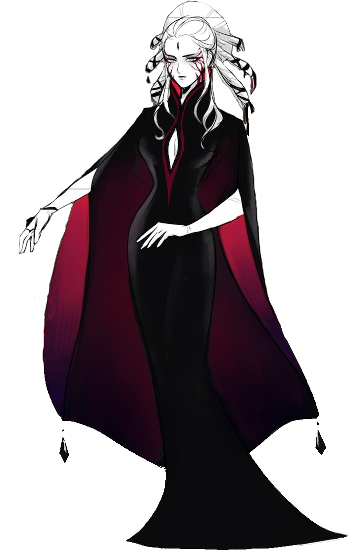 Elegant_ Animated_ Figure_in_ Black_and_ Red_ Cape