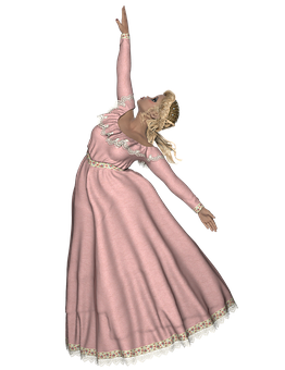 Elegant Ballerina Pose PNG image with a transparent background, free high-resolution download