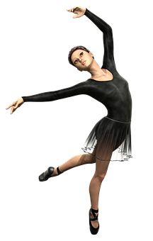 Elegant Ballerina Pose